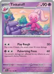 Reference image of Tinkatuff, Paldea Evolved