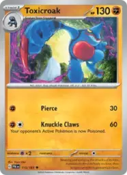 Reference image of Toxicroak, Paldea Evolved