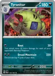Reference image of Tyranitar, Paldea Evolved