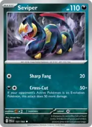 Reference image of Seviper, Paldea Evolved