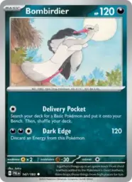 Reference image of Bombirdier, Paldea Evolved