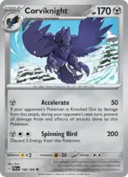 Reference image of Corviknight, Paldea Evolved