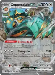 Reference image of Copperajah ex, Paldea Evolved