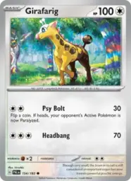 Reference image of Girafarig, Paldea Evolved