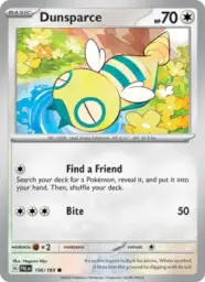Reference image of Dunsparce, Paldea Evolved
