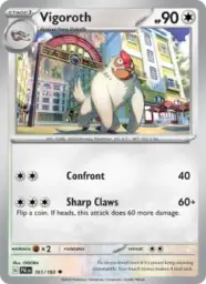 Reference image of Vigoroth, Paldea Evolved
