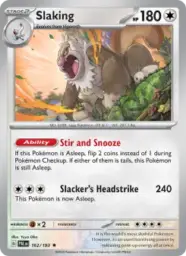 Reference image of Slaking, Paldea Evolved