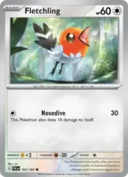 Reference image of Fletchling, Paldea Evolved