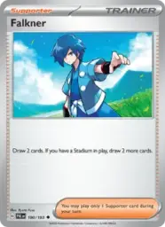 Reference image of Falkner, Paldea Evolved