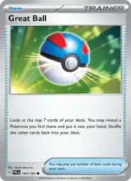 Reference image of Great Ball, Paldea Evolved