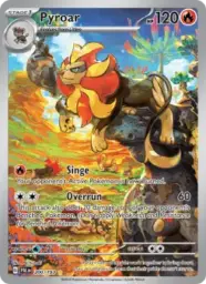 Reference image of Pyroar, Paldea Evolved