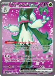 Reference image of Meowscarada ex, Paldea Evolved