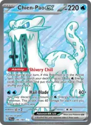 Reference image of Chien-Pao ex, Paldea Evolved