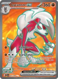 Reference image of Lycanroc ex, Paldea Evolved