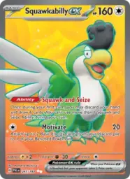 Reference image of Squawkabilly ex, Paldea Evolved