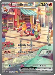 Reference image of Skeledirge ex, Paldea Evolved