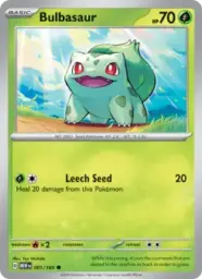 Bulbasaur · 151 · 001/165