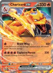 Reference image of Charizard ex, 151