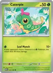 Reference image of Caterpie, 151
