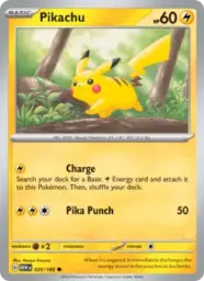 Pikachu · 151 · 025/165