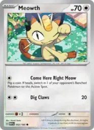 Reference image of Meowth, 151
