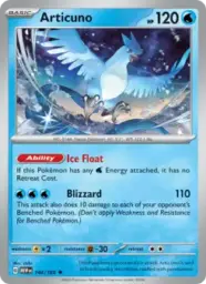 Reference image of Articuno, 151