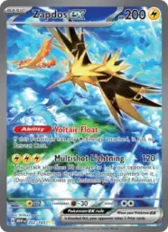Reference image of Zapdos ex, 151