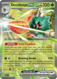 Reference image of Decidueye ex, Obsidian Flames