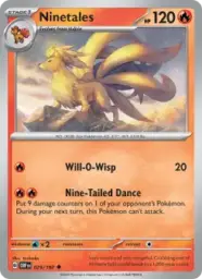 Reference image of Ninetales, Obsidian Flames