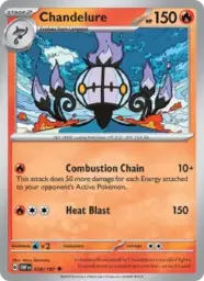 Reference image of Chandelure, Obsidian Flames