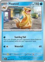 Reference image of Floatzel, Obsidian Flames
