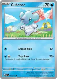 Reference image of Cubchoo, Obsidian Flames