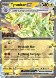 Reference image of Tyranitar ex, Obsidian Flames