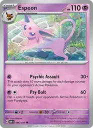 Reference image of Espeon, Obsidian Flames
