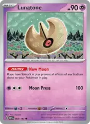 Reference image of Lunatone, Obsidian Flames