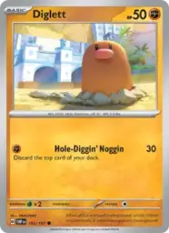 Reference image of Diglett, Obsidian Flames
