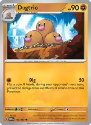Reference image of Dugtrio, Obsidian Flames