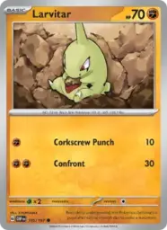 Reference image of Larvitar, Obsidian Flames