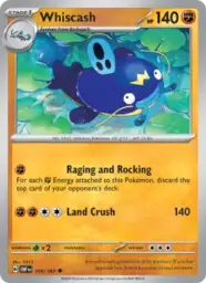 Reference image of Whiscash, Obsidian Flames
