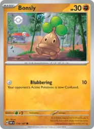 Reference image of Bonsly, Obsidian Flames