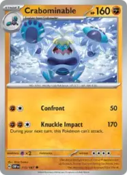 Reference image of Crabominable, Obsidian Flames