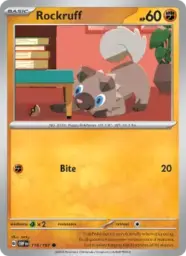 Reference image of Rockruff, Obsidian Flames