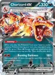 Reference image of Charizard ex, Obsidian Flames