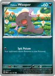 Reference image of Paldean Wooper, Obsidian Flames