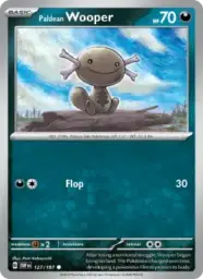 Reference image of Paldean Wooper, Obsidian Flames