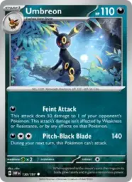Reference image of Umbreon, Obsidian Flames