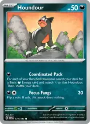 Reference image of Houndour, Obsidian Flames