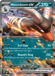 Reference image of Houndoom ex, Obsidian Flames