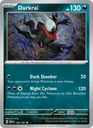Reference image of Darkrai, Obsidian Flames