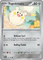 Reference image of Togedemaru, Obsidian Flames